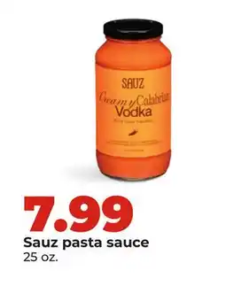 Hy-Vee Sauz pasta sauce offer