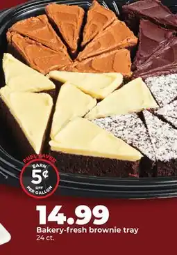 Hy-Vee Bakery-fresh brownie tray offer