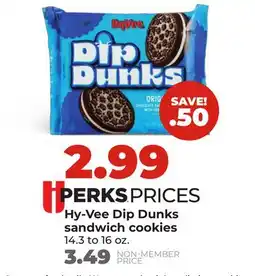 Hy-Vee Hy-Vee Dip Dunks sandwich cookies offer