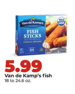 Hy-Vee Van de Kamp's fish offer