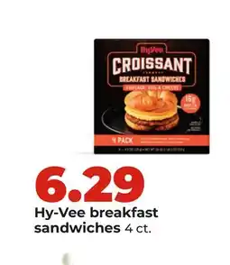Hy-Vee Hy-Vee breakfast sandwiches offer