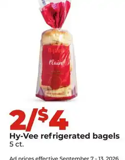 Hy-Vee Hy-Vee refrigerated bagels offer
