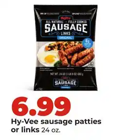 Hy-Vee Hy-Vee sausage patties or links offer