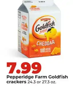 Hy-Vee Pepperidge Farm Goldfish crackers offer