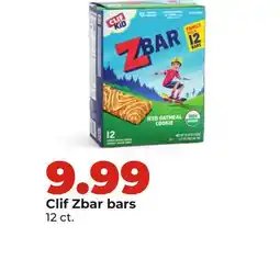 Hy-Vee Clif Zbar bars offer