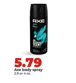 Hy-Vee Axe body spray offer