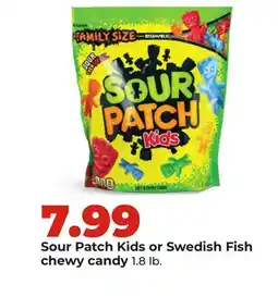 Hy-Vee Sour Patch Kids or Swedish Fish chewy candy offer