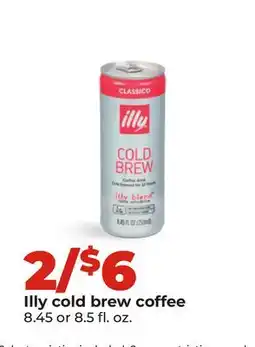 Hy-Vee illy cold brew coffee offer