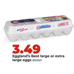 Hy-Vee Eggland's Best large or extra large eggs offer