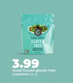 Hy-Vee Good Graces gluten free croutons offer