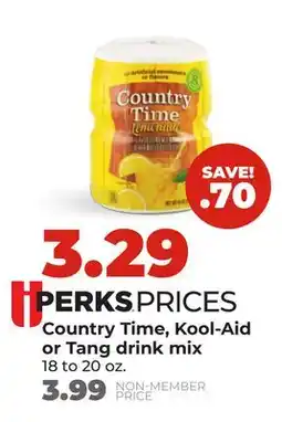 Hy-Vee Country Time, Kool-Aid or Tang drink mix offer