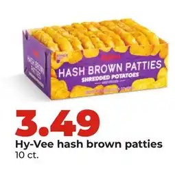 Hy-Vee Hy-Vee hash brown patties offer