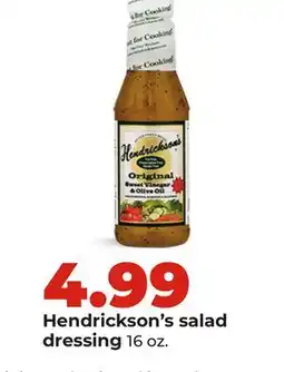 Hy-Vee Hendrickson's salad dressing offer