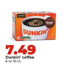 Hy-Vee Dunkin' coffee offer