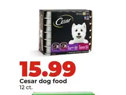 Hy-Vee Cesar dog food offer