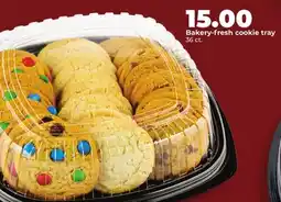 Hy-Vee Bakery-fresh cookie tray offer