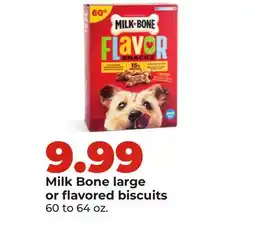 Hy-Vee Milk Bone large or flavored biscuits offer