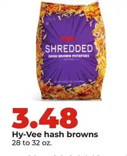 Hy-Vee Hy-Vee hash browns offer