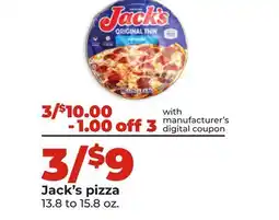 Hy-Vee Jack's pizza offer