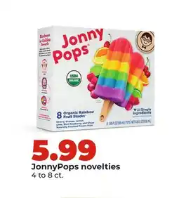 Hy-Vee JonnyPops novelties offer