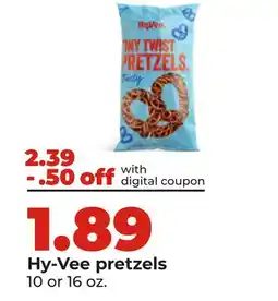 Hy-Vee Hy-Vee pretzels offer