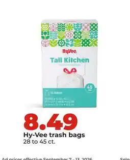 Hy-Vee Hy-Vee trash bags offer