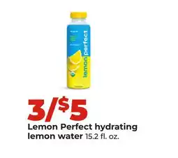 Hy-Vee Lemon Perfect hydrating lemon water offer