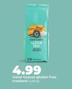 Hy-Vee Good Graces gluten free crackers offer