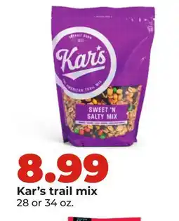 Hy-Vee Kar's trail mix offer