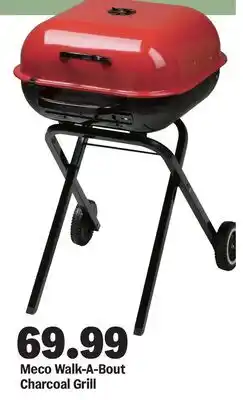 Meijer Meco Walk-A-Bout Charcoal Grill offer