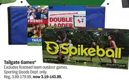 Meijer Tailgate Games offer