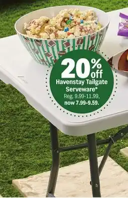 Meijer Havenstay Tailgate Serveware offer