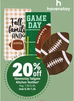 Meijer Havenstay Tailgate Kitchen Textiles offer