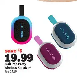 Meijer JLab Pop Party Wireless Speaker offer