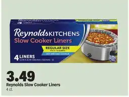 Meijer Reynolds Slow Cooker Liners offer