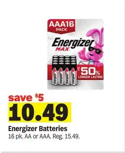 Meijer Energizer Batteries offer