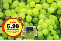 Meijer Frederik's by Meijer Autumn Seed Grapes offer