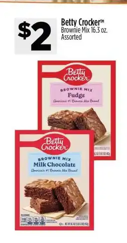 Dollar General Betty Crocker Brownie Mix 16.3 oz offer