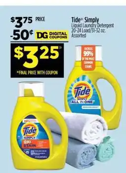 Dollar General Tide Simply offer