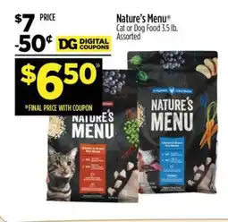 Dollar General Nature's Menu offer