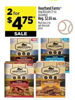 Dollar General Heartland Farms Dog Biscuits offer