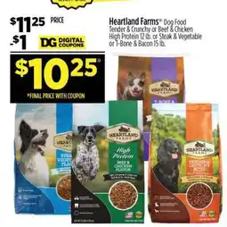 Dollar General Heartland Farms Dog Food offer