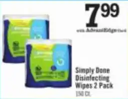 Price Chopper Simply Done Disinfecting Wipes offer