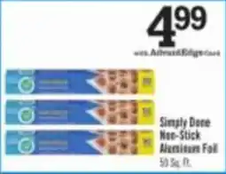 Price Chopper Simply Done Non-Stick Aluminium Foil offer