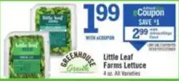 Price Chopper Little Leaf Farms Lettuce offer