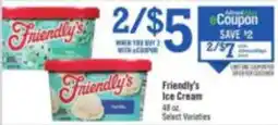 Price Chopper Friendly's ice cream offer