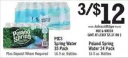 Price Chopper Poland Spring Spring Water offer
