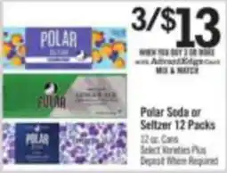 Price Chopper Polar Soda or Seltzer offer
