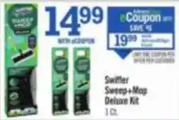 Price Chopper Swiffer Sweep+Mop Deluxe Kit offer