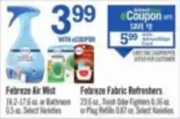 Price Chopper Febreze Air Mist offer